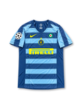 インテル 2005/06 サードユニフォーム ネイビーとスカイブルーの横縞 コッカルダ付き アドリアーノ背番号10