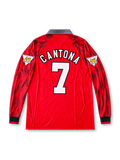 マンチェスター・ユナイテッド 1996/97 ホームユニフォーム 長袖 CHAMPIONS 1995-1996パッチ付き カントナ背番号7