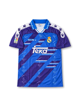 1994-96 レアル・マドリード アウェイユニフォーム レドンド6番 パープル ブルー Kelme Teka