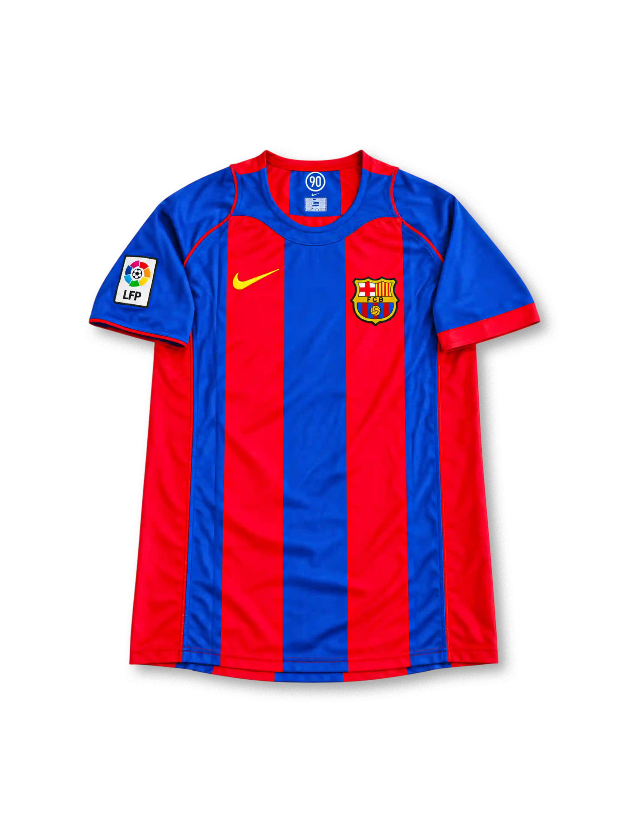 2004/05 FCバルセロナ ホームユニフォーム メッシ30番 ブルー ガーネット ストライプ Nike