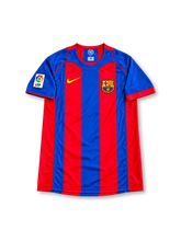2004/05 FCバルセロナ ホームユニフォーム メッシ30番 ブルー ガーネット ストライプ Nike
