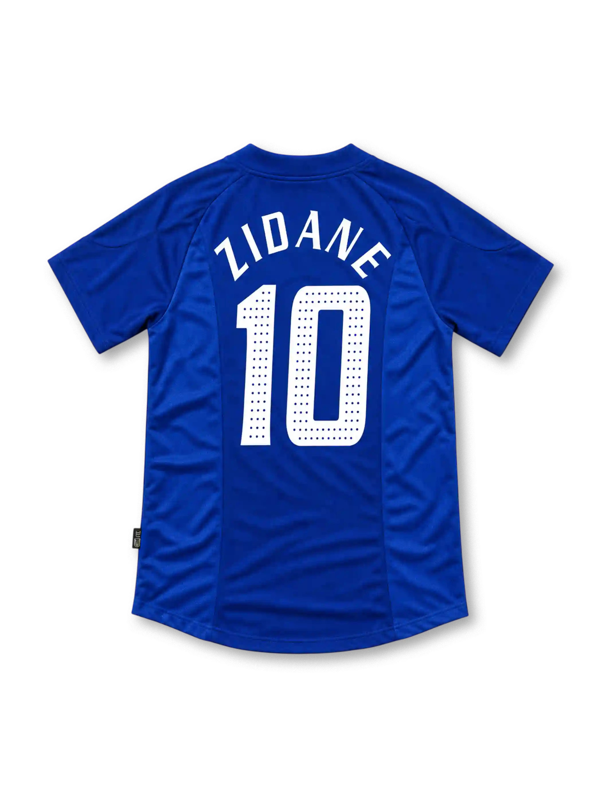2002 フランス代表 ホームユニフォーム ジダン10番 ロイヤルブルー トリコロール adidas