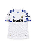 2010/11 レアル・マドリード ホームユニフォーム ディ・マリア22番 ホワイト ブルー bwin.com チャンピオンズリーグ