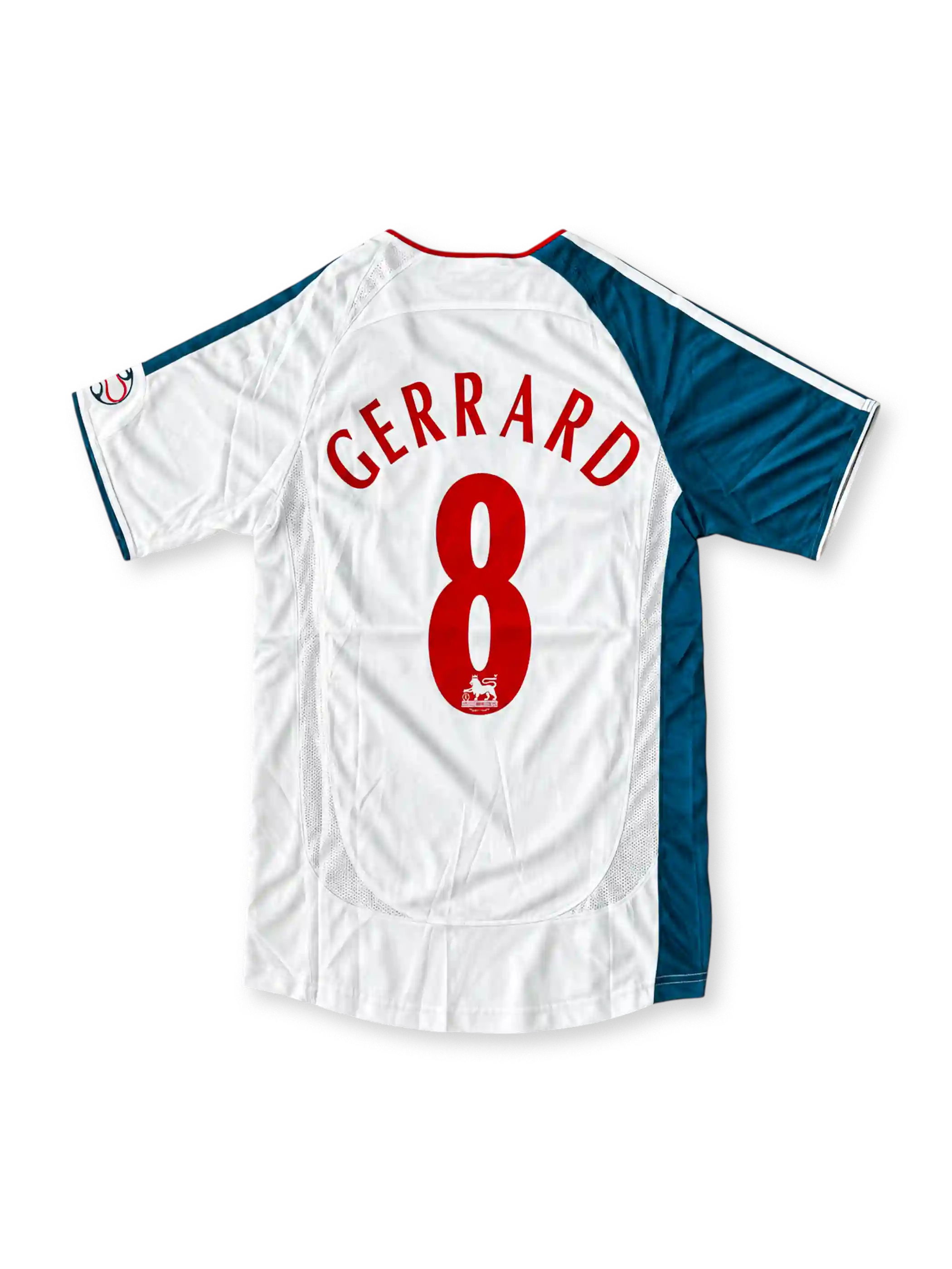 2006/07 リヴァプール サードユニフォーム ジェラード8番 ホワイト ティール Carlsberg adidas
