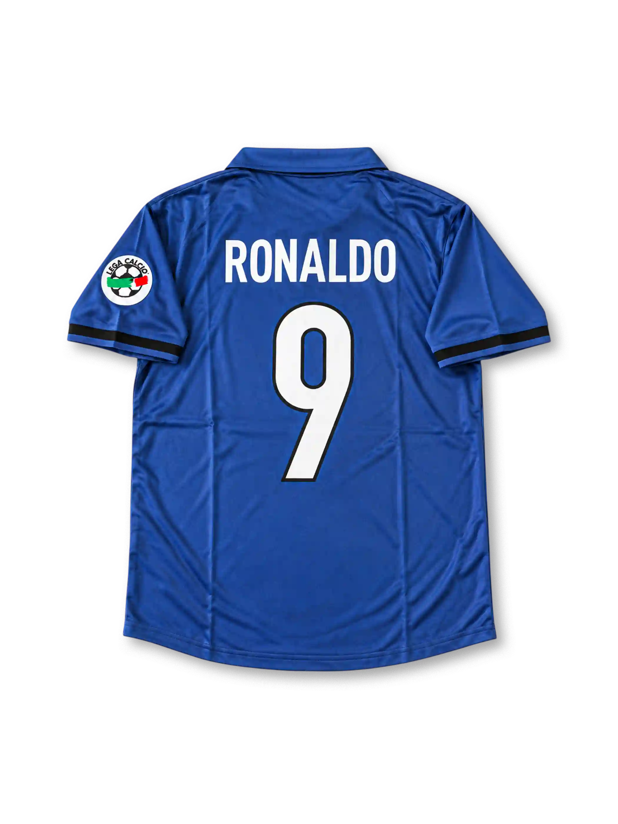 インテル 1998/99 サードユニフォーム ブルーに黒のチェストバンド PIRELLIロゴ ロナウド背番号9