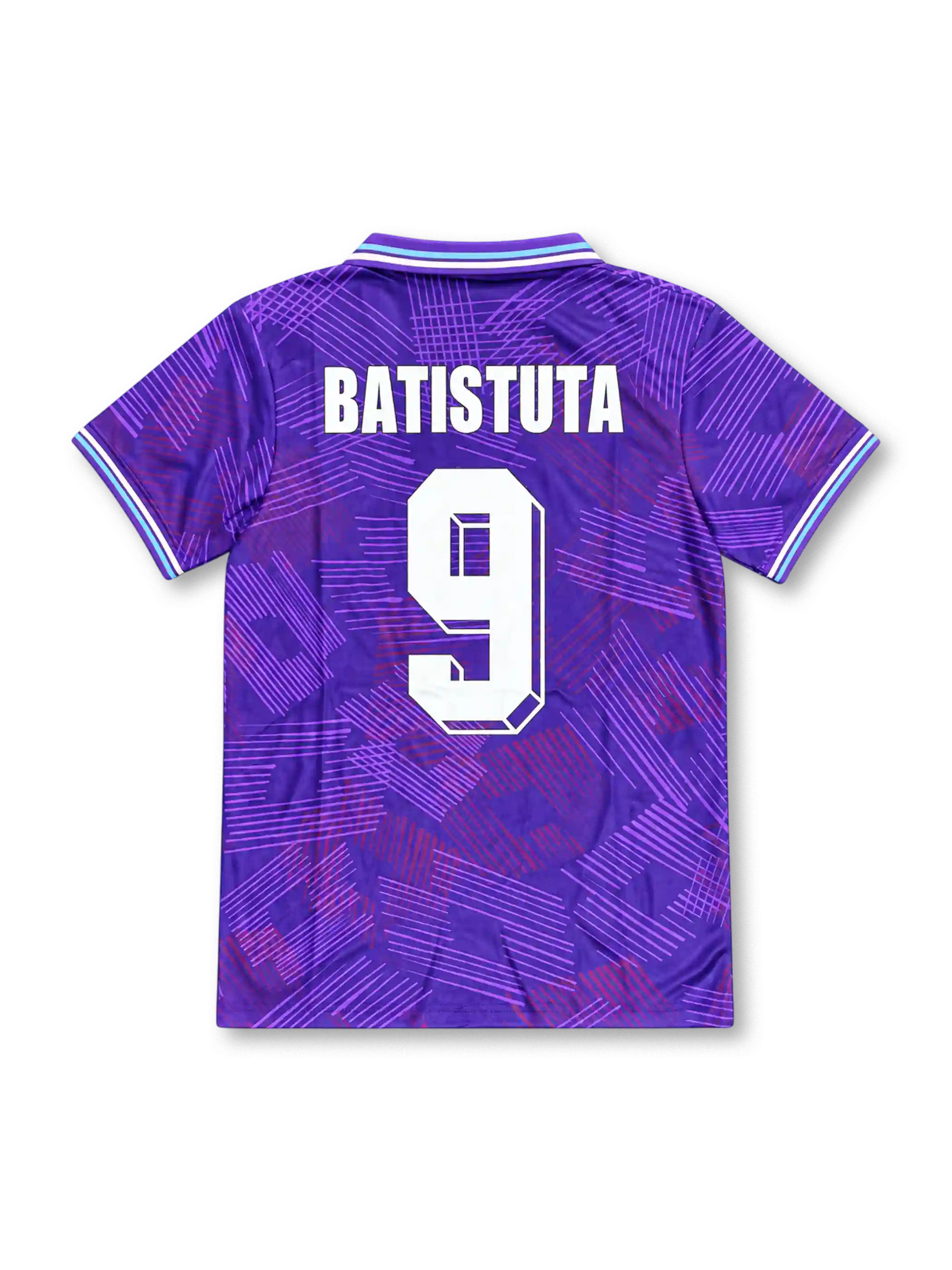 1992/93 フィオレンティーナ ホームユニフォーム バティストゥータ9番 パープル 7UP lotto