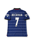 1999/00 マンチェスター・ユナイテッド アウェイユニフォーム ベッカム7番 ネイビー ボーダー SHARP digital UMBRO