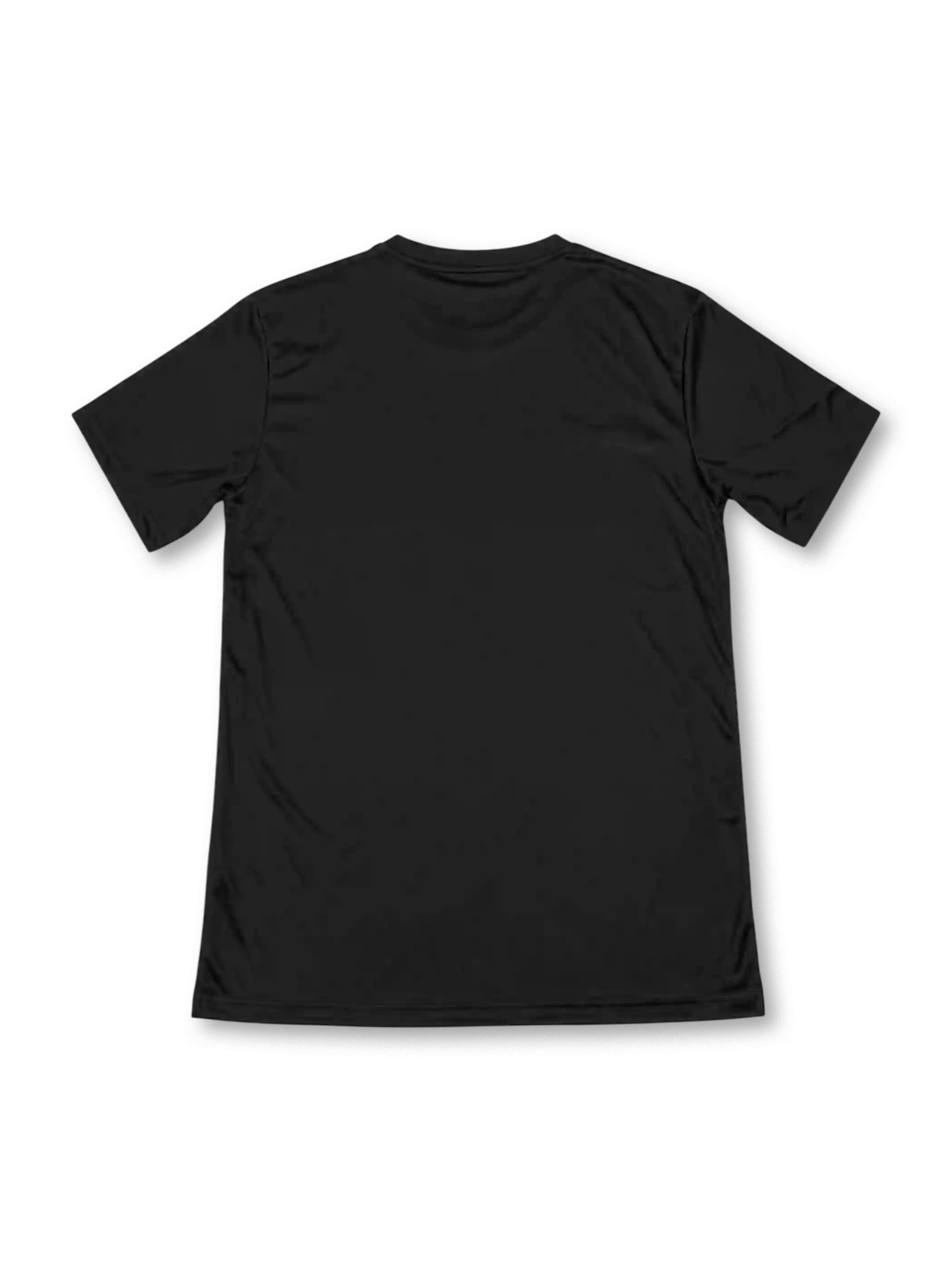 2018年ロシアW杯期のブラジル代表をイメージしたブラックのレトロトレーニングTシャツ。イエローのNikeスウッシュと5つ星のCBFエンブレムが特徴。