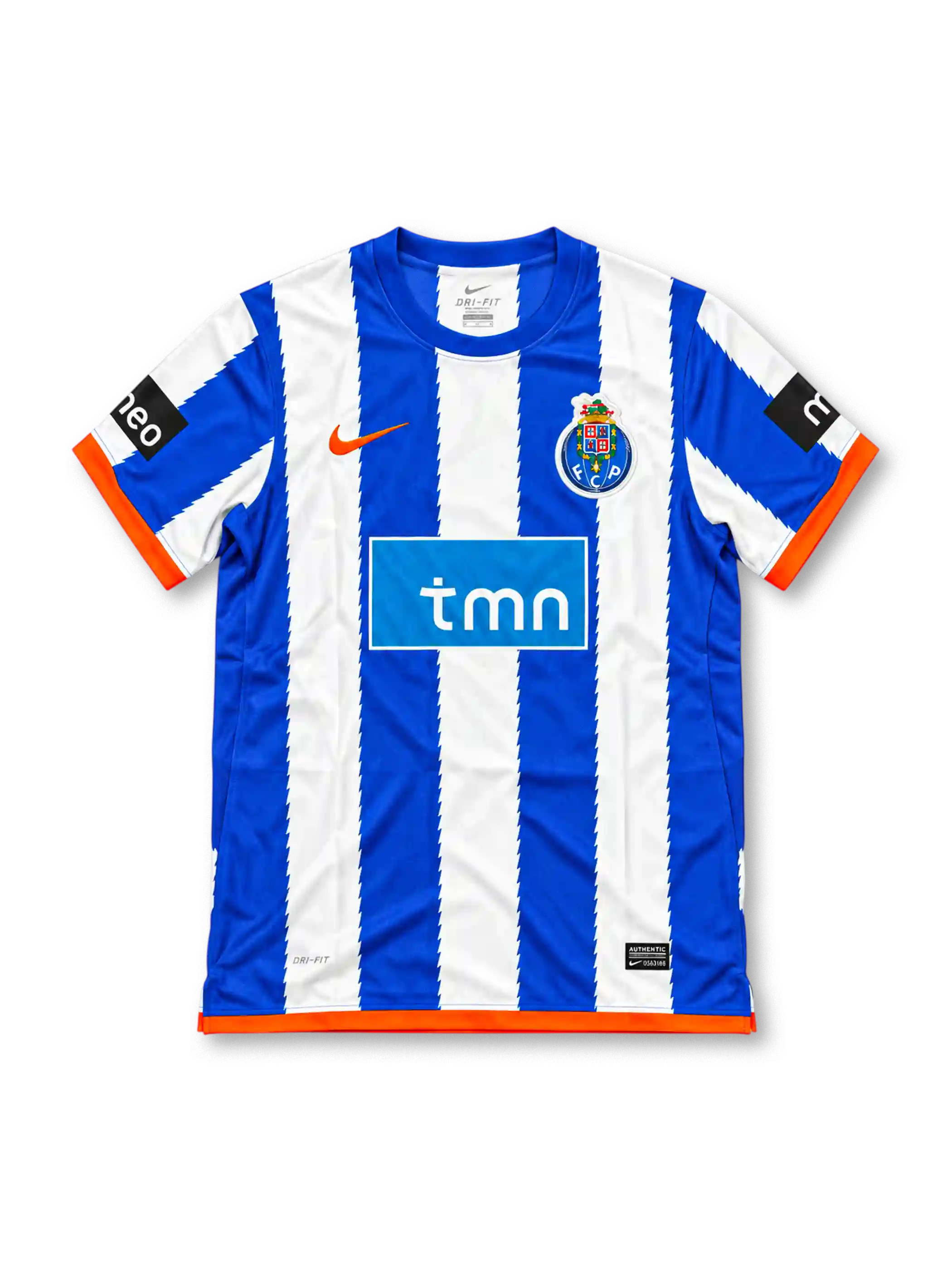 2010/11 FCポルト ホームユニフォーム ベルスキ7番 ブルー ホワイト ストライプ オレンジ tmn Nike