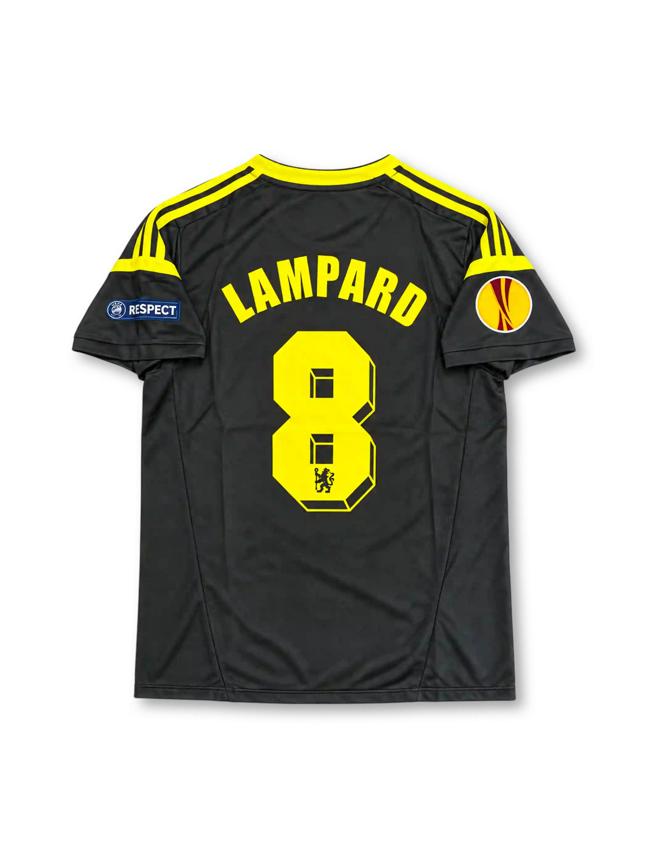 2012/13 チェルシー サードユニフォーム ランパード8番 ブラック イエロー SAMSUNG adidas ヨーロッパリーグ