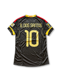 2011 メキシコ代表 アウェイユニフォーム ドス・サントス10番 ブラック ゴールド レッド adidas ゴールドカップ