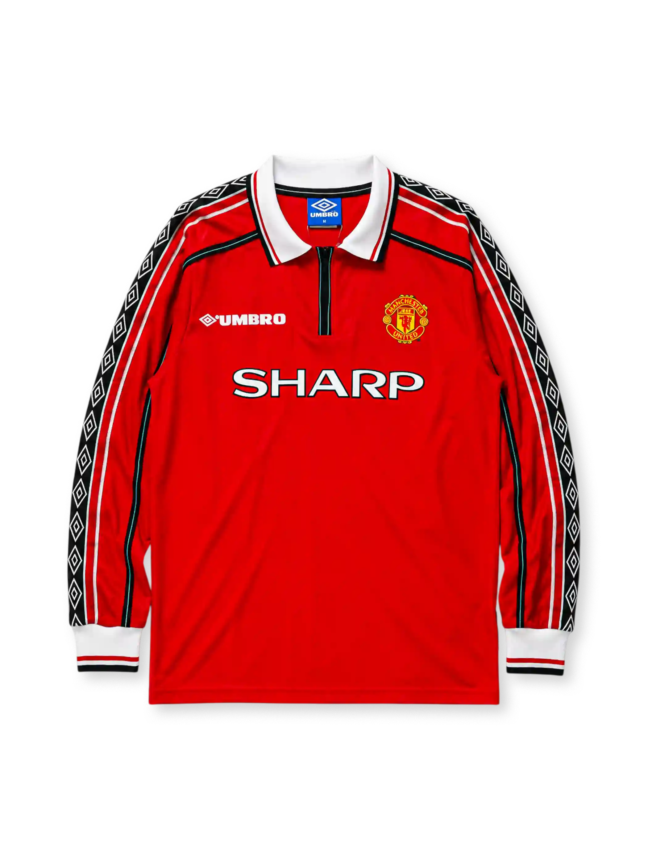 Manchester United Umbro ジャージ レッド 長袖 1999 マンチェスター・ユナイテッド 1998-99 ホーム 長袖ジャージ-KICKO