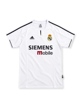 レアル・マドリード 2003-04 ホーム ユニフォーム ホワイト ブラックパイピング SIEMENS mobile アディダス