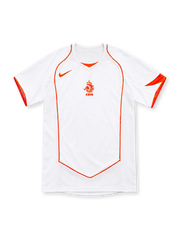 オランダ代表 2004 アウェイ ユニフォーム ホワイト オレンジパイピング KNVB ナイキ