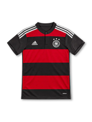ドイツ代表 2014 アウェイ ユニフォーム レッド ブラック ボーダー ヘンリーネック DFB アディダス