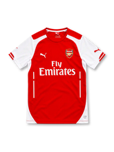アーセナル 2014/15 ホームユニフォーム レッド 白袖 白サイドパネル プーマ製 Fly Emiratesスポンサー