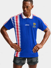 1994 フランス代表 ホーム レトロ サッカーユニフォーム adidas