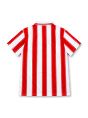 PSV 1994/95 ホームユニフォーム 赤と白の縦縞 ピンストライプ 白のポロ襟 アディダス製 PHILIPSスポンサー