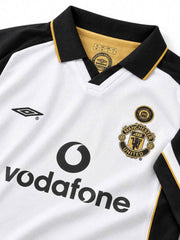 01/02 マンチェスター・ユナイテッド 100周年記念エディション レトロ サッカーユニフォーム Umbro