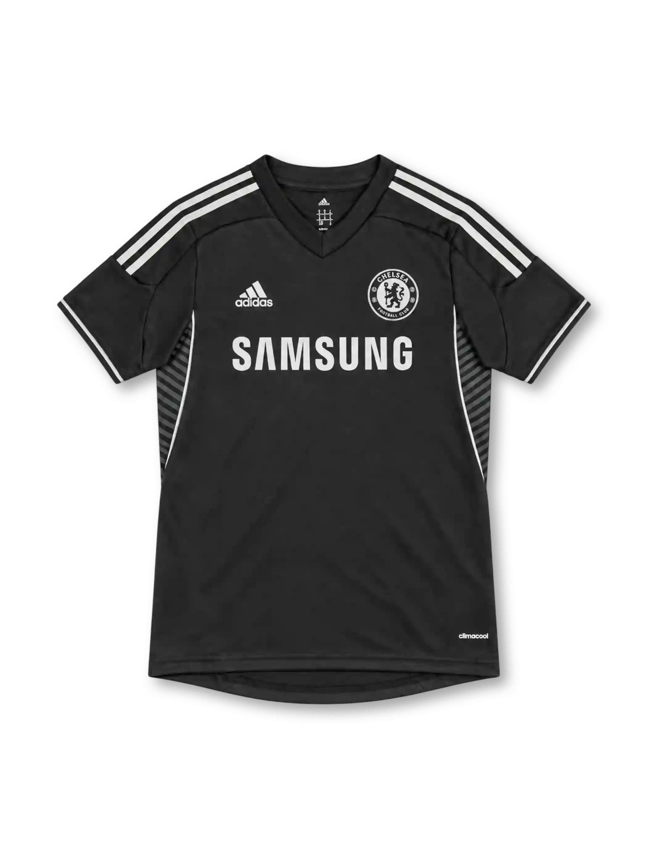 チェルシー 2013/14 サードユニフォーム ブラック シルバーのスリーストライプ ブラック&シルバーのエンブレム アディダス製 SAMSUNGスポンサー