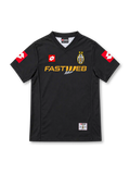 ユヴェントス 2001/02 アウェイユニフォーム ブラック Vネック 袖の赤いロゴ ロット製 FASTWEBスポンサー