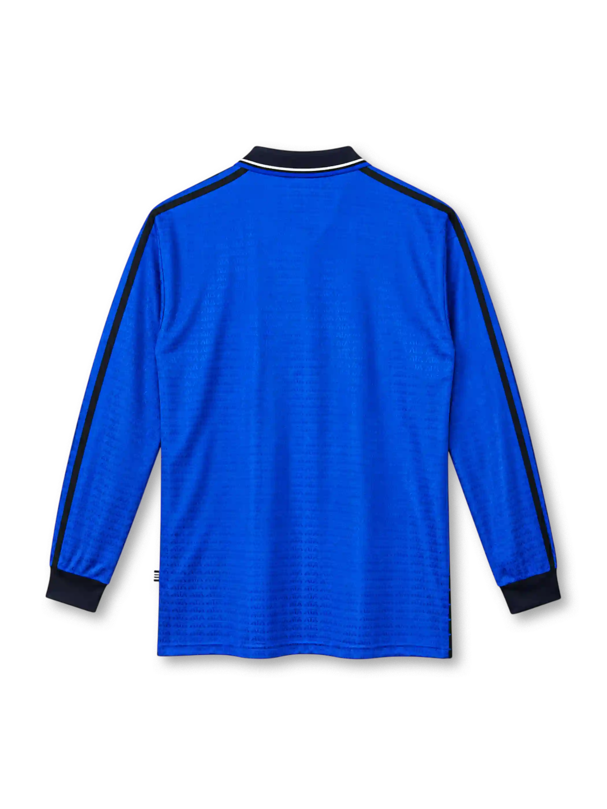 1994 アルゼンチン代表 アウェイ 長袖 adidas製 黒いダイヤ柄とAFAエンブレムが入った青いレトロサッカーユニフォーム
