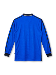 1994 アルゼンチン代表 アウェイ 長袖 adidas製 黒いダイヤ柄とAFAエンブレムが入った青いレトロサッカーユニフォーム