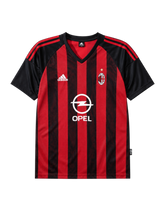 2002-03 ACミラン ホームジャージ adidas Opel サッカーユニフォーム