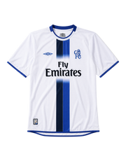 2003-05 チェルシー アウェイジャージ Umbro Fly Emirates サッカーユニフォーム