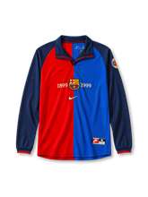 FCバルセロナ 1999/00シーズン ホームジャージ 創設100周年記念 長袖 ナイキ 赤青ツートン