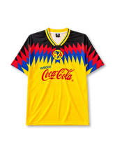 クラブ・アメリカ 1995シーズン ホームジャージ 半袖 adidas イエロー ジグザグ Coca-Cola