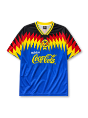 クラブ・アメリカ 1995シーズン アウェイジャージ 半袖 adidas ブルー ジグザグ Coca-Cola