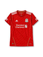 2010-11 リヴァプール ホームジャージ adidas Standard Chartered サッカーユニフォーム