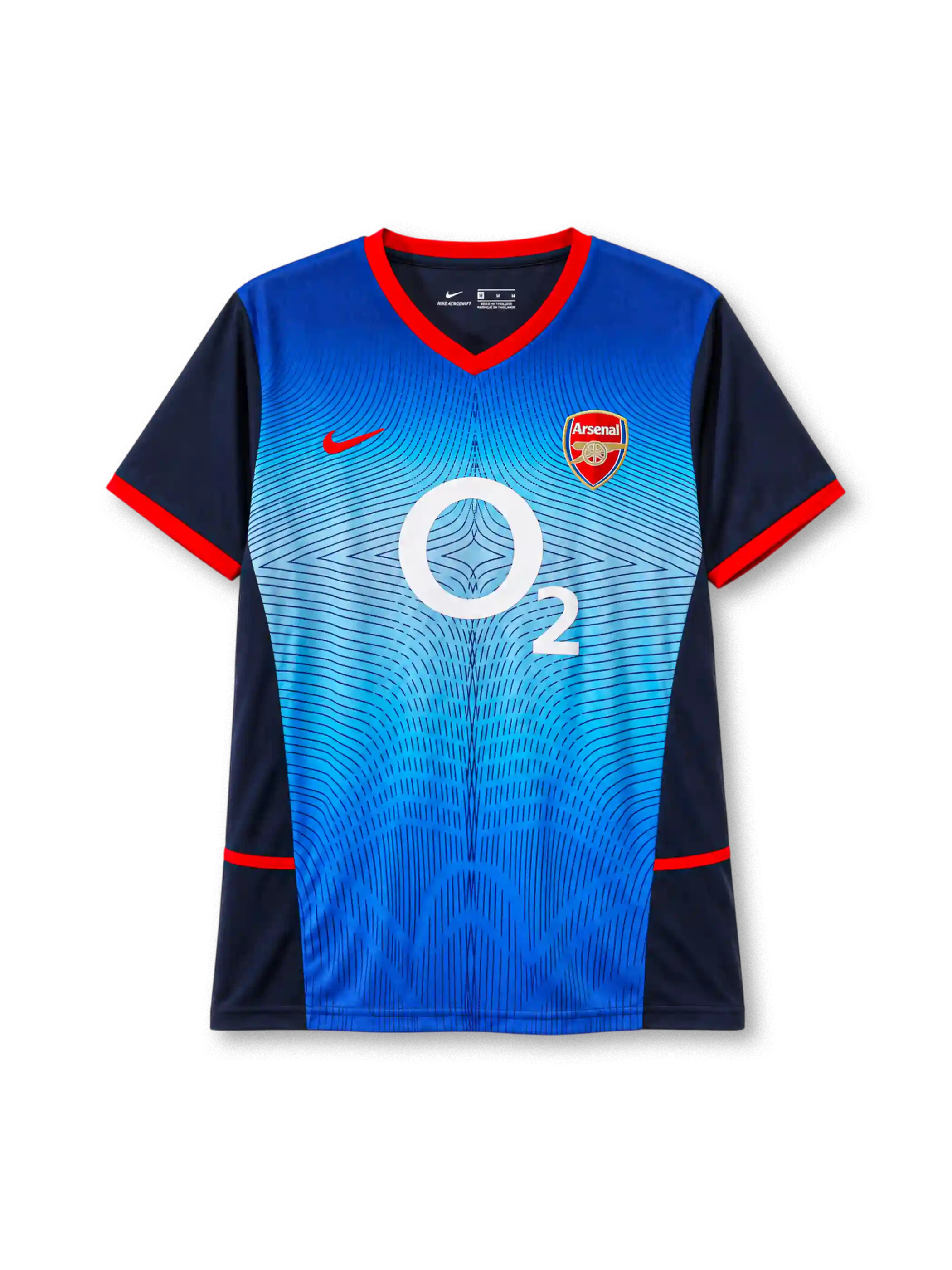 2002-04 アーセナル アウェイジャージ Nike O2 サッカーユニフォーム
