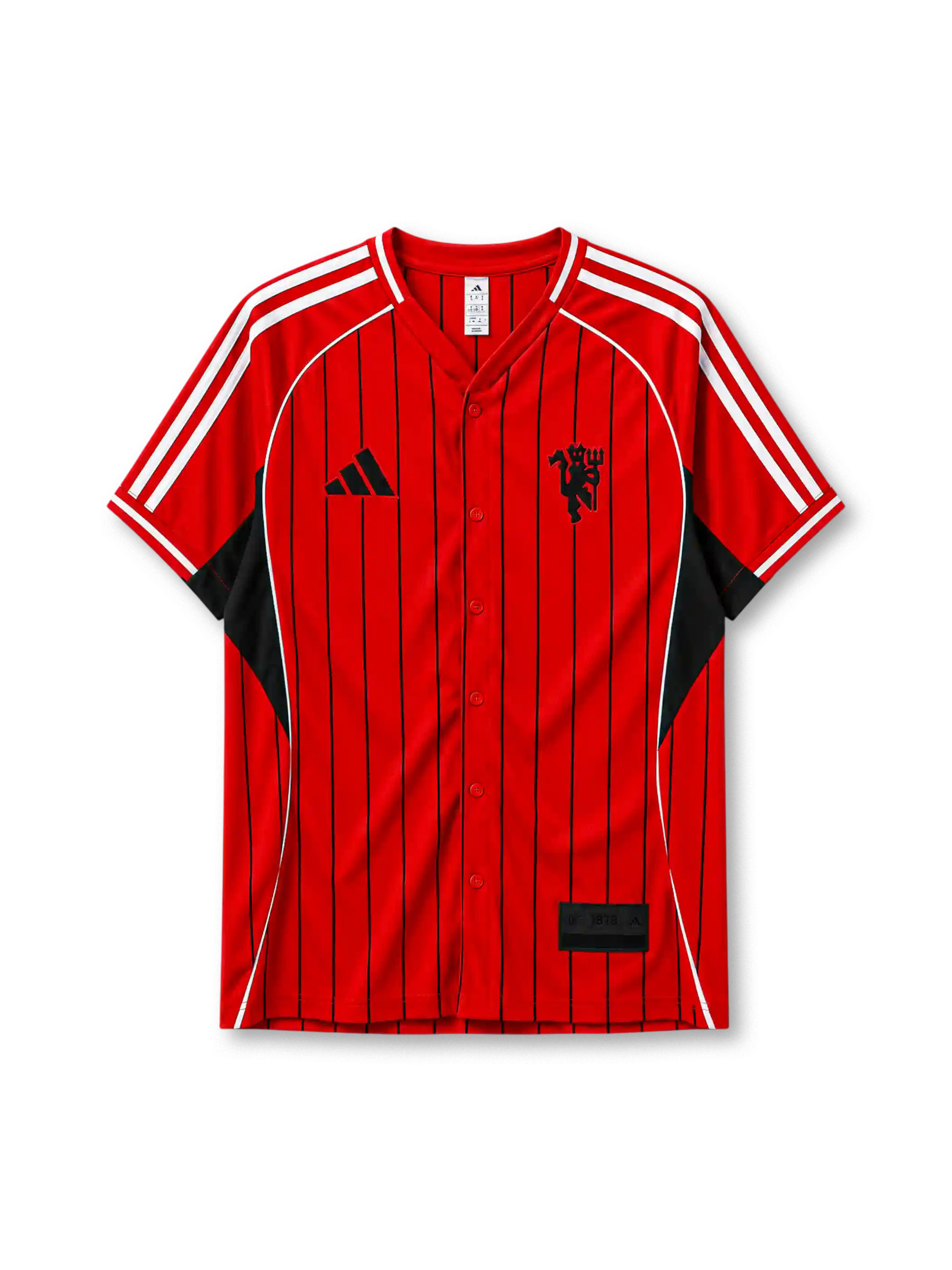 2025-26 マンチェスター・ユナイテッド ベースボールジャージ adidas サッカーユニフォーム