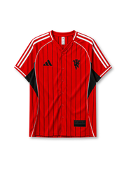 2025-26 マンチェスター・ユナイテッド ベースボールジャージ adidas サッカーユニフォーム