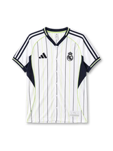 2025-26 レアル・マドリード ベースボールジャージ adidas サッカーユニフォーム