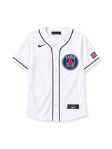パリ・サンジェルマン 2025 ホワイト ベースボールシャツ