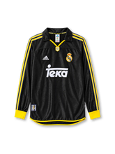 レアル・マドリード 1999/01シーズン アウェイユニフォーム(adidas製、黒地、TEKAスポンサー)