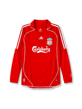 リバプール 2006/07シーズン ホームユニフォーム(adidas製、赤地、Carlsbergスポンサー)