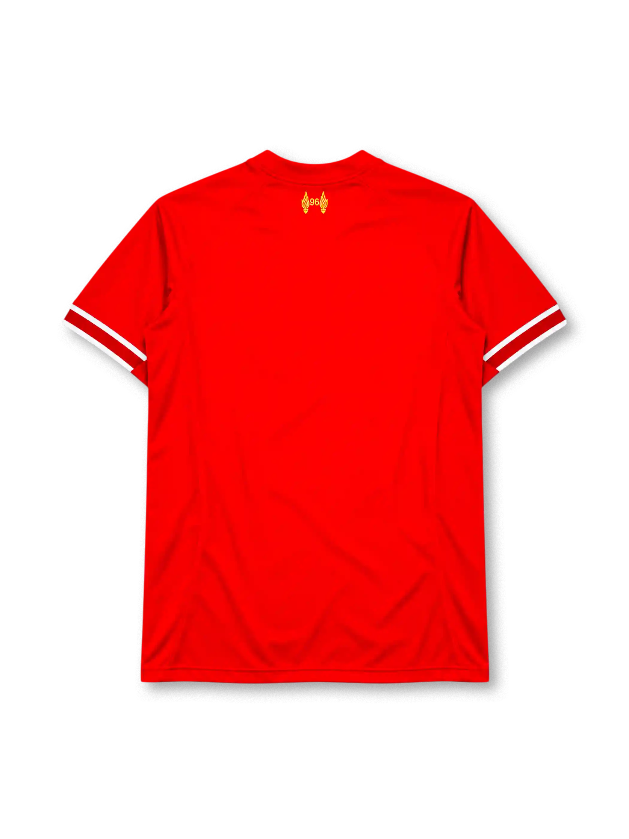 リバプール 2013/14 ホームユニフォーム 赤 白スリーピースカラー ウォーリアー製 Standard Charteredスポンサー