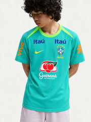 ブラジル代表 2024 トレーニングシャツ アクアグリーン