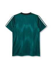 リヴァプール 1995-96 adidas Bringback Tシャツ グリーン 黒の襟と白の3本ライン トレフォイル入り