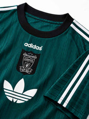 リヴァプール 1995-96 adidas Bringback Tシャツ グリーン