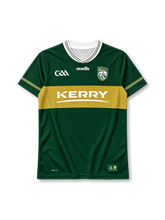 ケリーGAA 2024年 ホームジャージ(O'Neills製、緑&金、Kerryグループスポンサー)