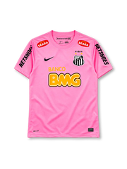 サントスFC 2013年 ピンクオクトーバーユニフォーム(Nike製、ピンク地、BMGスポンサー)