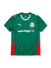 パルメイラス 2026-27 ホーム サッカーシャツ グリーンカラーに赤と白のアクセントを配したブラジルセリエAユニフォーム