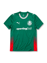パルメイラス 2026-27 ホーム サッカーシャツ グリーンカラーに赤と白のアクセントを配したブラジルセリエAユニフォーム