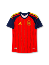 2026-27 スペイン代表 ホーム オーセンティック プレイヤー版 赤色サッカーユニフォーム 2つ星チャンピオンモデル