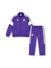 レアル・マドリード 2026年 オリジナルスパープルトラックジャケット&パンツセット(adidas Originals製、紫地、白スリーストライプ)